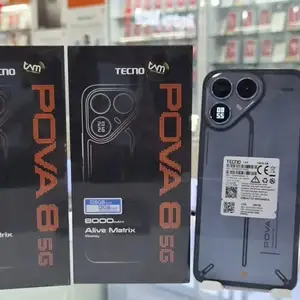 Tecno Pova 8 5G 16/256Gb black 8000мач, Душанбе