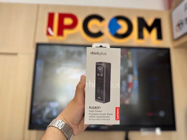 Power Bank Lenovo ThinkPlus FLUXO 20000mAh 140W, портативный аккумулятор, Хуҷанд