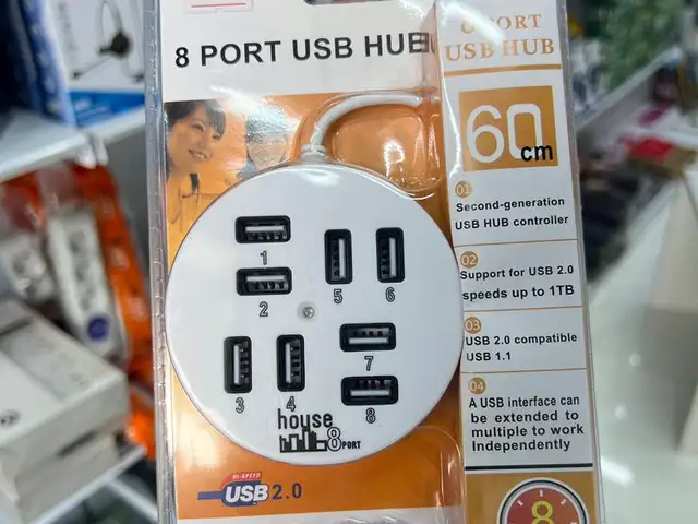 USB-концентратор с 8 круглыми портами, Душанбе