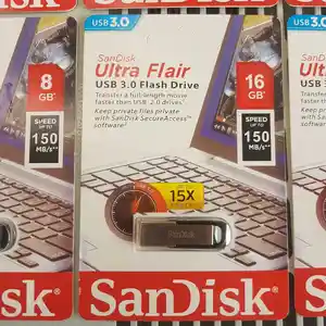 SanDisk Ultra Flair 16Gb USB3.0, Душанбе