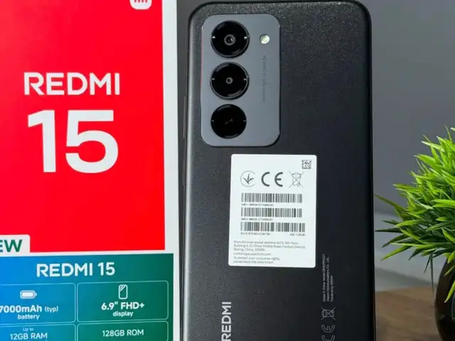 Xiaomi Redmi 15 6+3/128Gb black, Душанбе