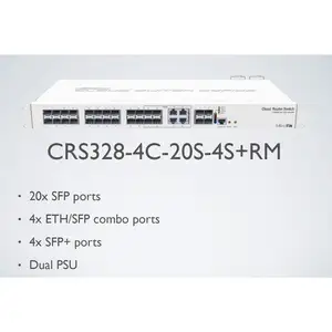 Управляемый коммутатор MikroTik CRS328-4C-20S-4S+RM, Душанбе