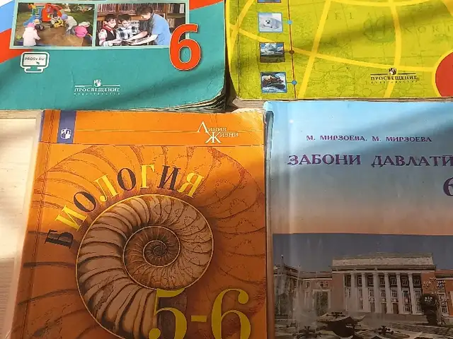 Учебники за 6 класс, Душанбе