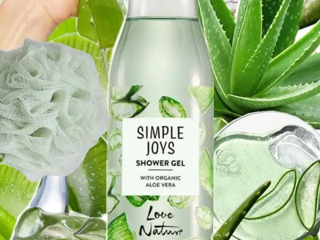Гель для душа с органическим алоэ вера Love Nature 250 мл, Душанбе