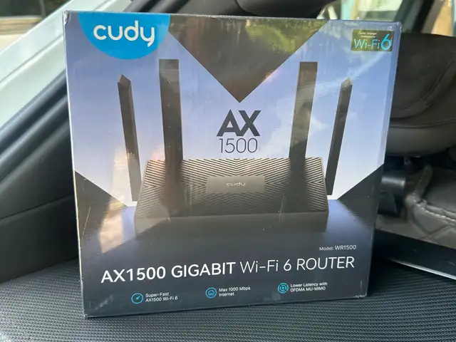 Роутер WI-FI 6 Cudy GIGABIT AX1500, Душанбе