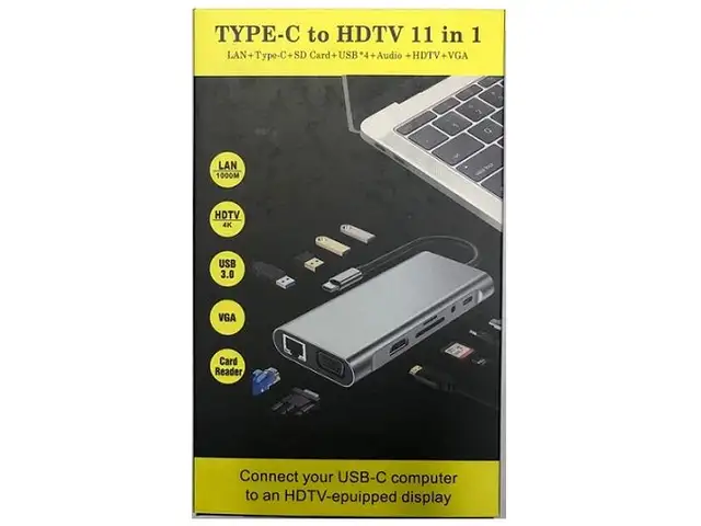 Переходник TYPEC HDTV 11 in 1, Душанбе