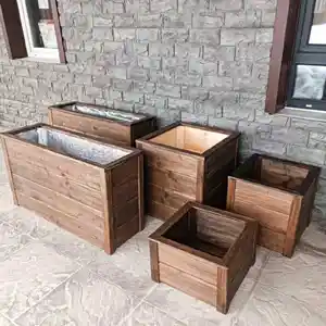Деревянные уличные кашпо на заказ, Душанбе
