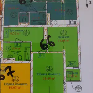 2-комн. квартира, 9 этаж, 47 м², беморхонаи маркази, Леваканд (Сарбанд)