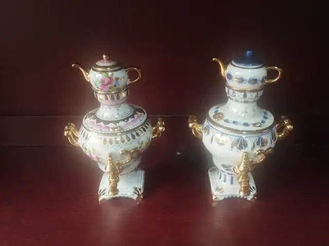 Декоративные фарфоровые самовары, Бустон (Чкаловск)
