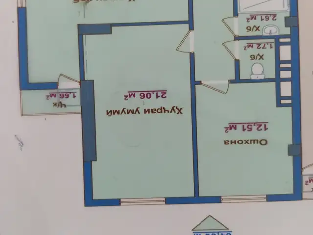 2-комн. квартира, 13 этаж, 64 м², шахри Бохтар махалаи Хатлон кучаи Вахдат 3 наздикии бозори Хочи Шариф, Бохтар (Курғон-Теппа)