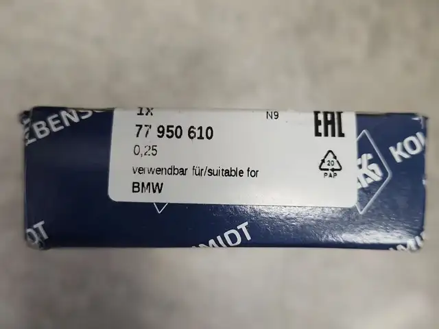 Вкладыши шатунные N47 N57 77950610 KS 0.25, Худжанд