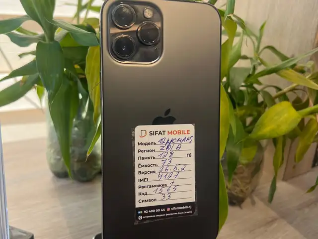 Apple iPhone 12 Pro Max, 128 gb, Pacific Blue, Худжанд