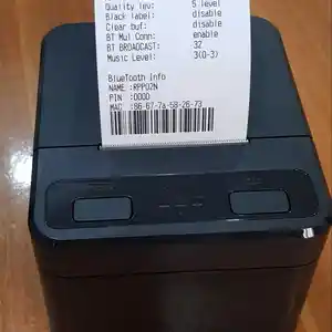 Принтер для печати чеков 58мм usb+bluetooth, Хуҷанд