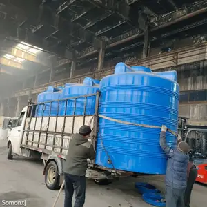 Бочка пластиковая двухслойная 5000л, Вертикальная, Душанбе