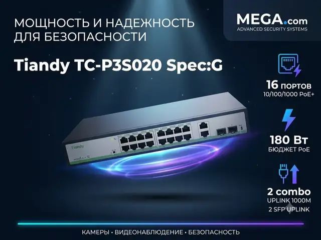 Tiandy TC-P3S020 Spec G/1622/AT/180, Худжанд