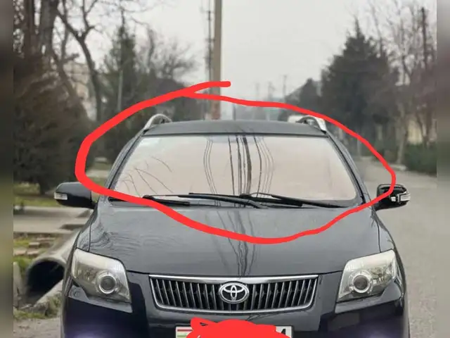 Лобовое стекло йодовое для Toyota Axio/Fielder, Душанбе