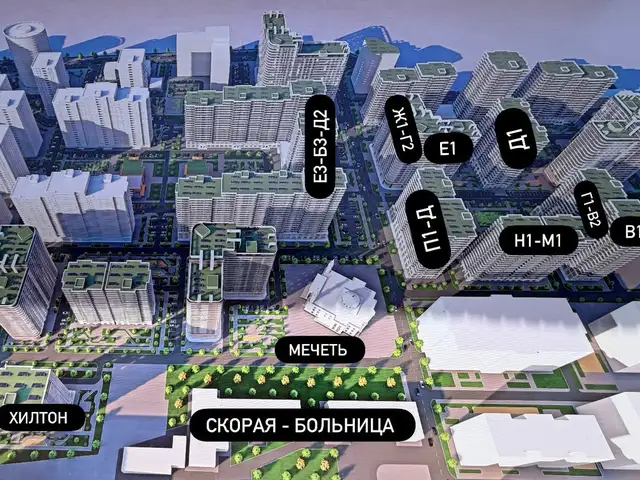 1-комн. квартира, 13 этаж, 53 м², Скорая, Хилтон, Душанбе - 15