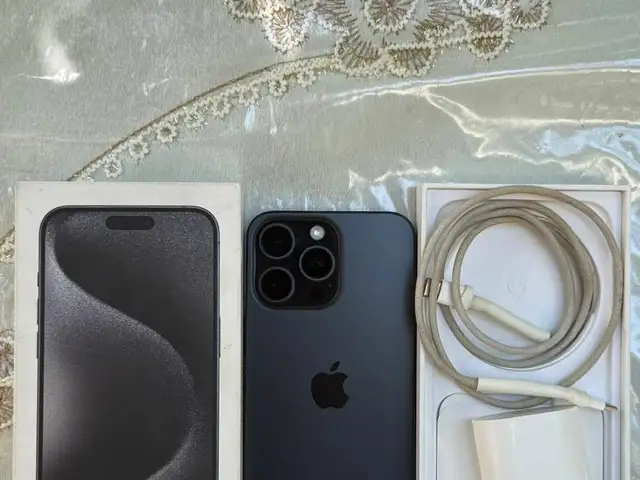 Apple iPhone 15 Pro Max, 256 gb, Black Titanium, Душанбе