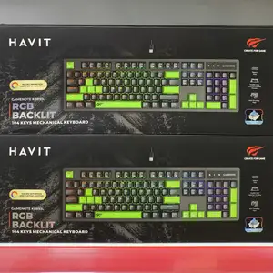 Игровая механическая клавиатура с RGB подсветкой Havit Gamenote KB893L, Душанбе