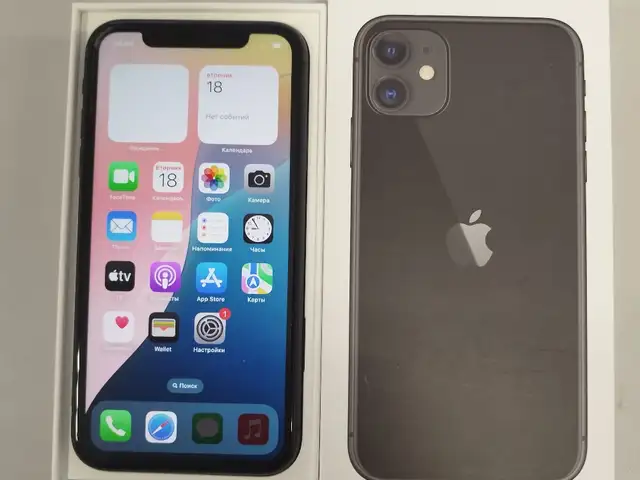 Apple iPhone 11, 128 gb, Black, Душанбе