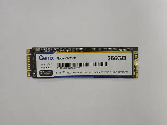 SSD накопитель Genix M.2 Sata 256GB, Душанбе
