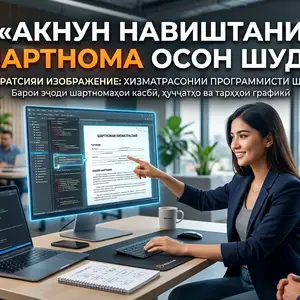 Автоматизация написание контракта. Генерация ШАРТНОМА, Душанбе