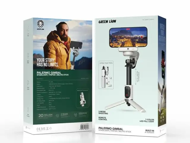 Стабилизатор штатив Green Lion Palermo Gimbal Tripod Stand with Remote Control, Душанбе