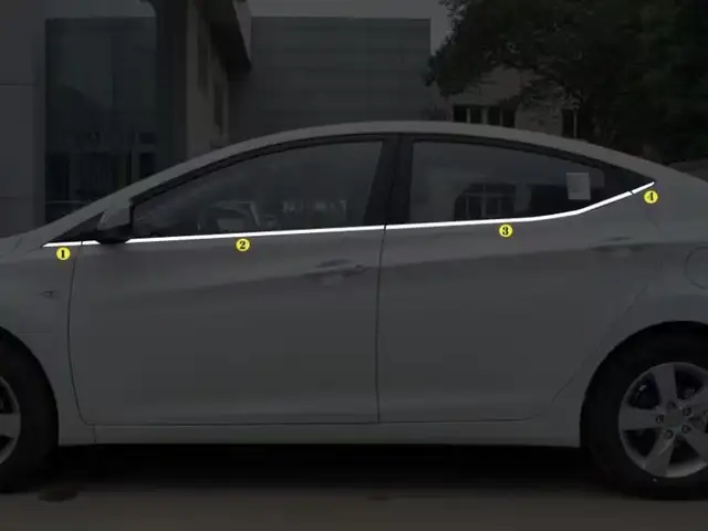 Никель рамка двери Hyundai MD 2011, Худжанд