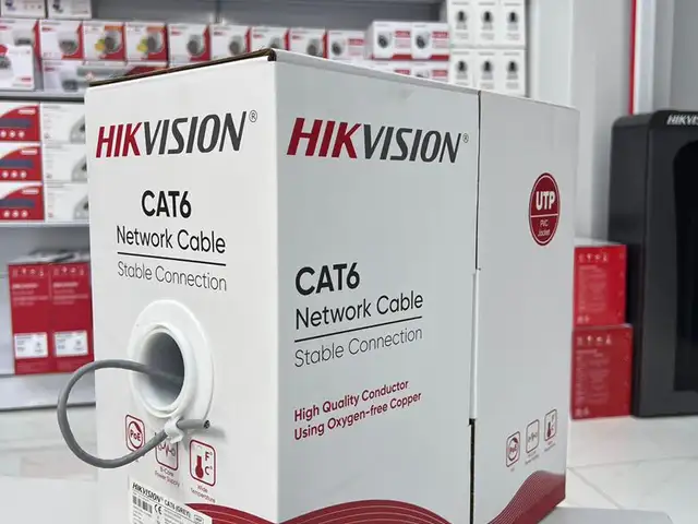 DS-1LN6UZC0 Сетевой кабель CAT6 U/UTP сплошная медь, 0,5 мм, Душанбе
