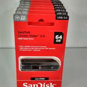 USB Флешка SanDisk Cruzer Glide 3.0 64GB, Душанбе