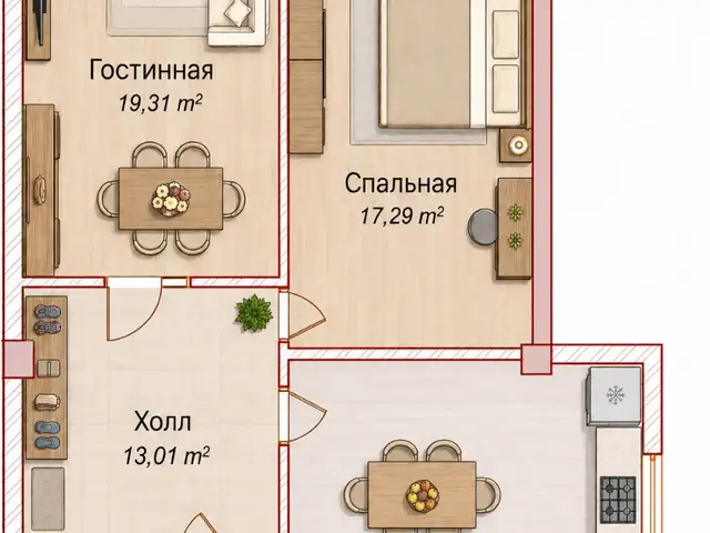 2-комн. квартира, 5 этаж, 79 м², 13мкр, Хуҷанд