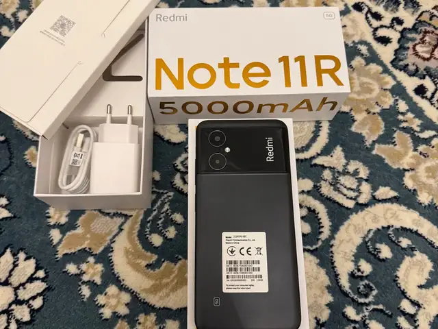 Xiaomi Redmi Note 11R 6/128gb Black, Душанбе - 2