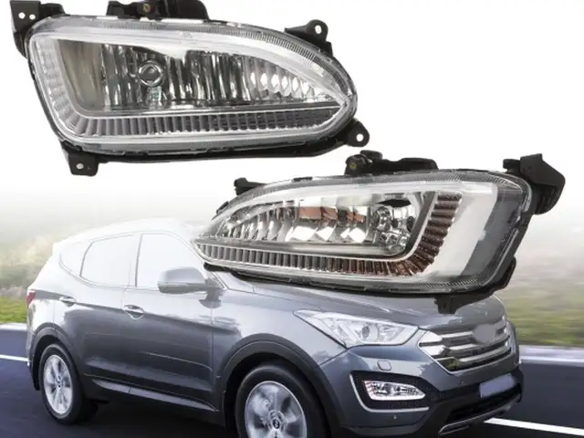 Противотуманные фары на Hyundai Santafe 2014-15, Душанбе