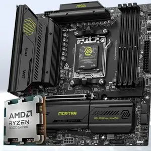 Материнская плата MSI B850m Mortar WIFI + AMD Ryzen 9 9950X OEM, Душанбе