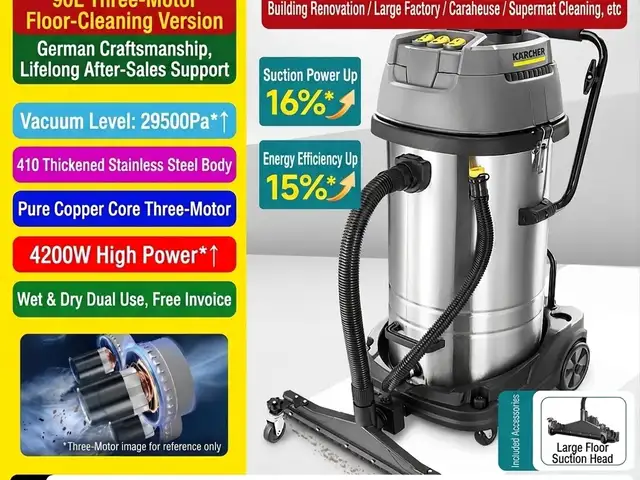 Пылесос промышленный Kärcher NT 90/3 Floor Care 4200W 90Л, Душанбе