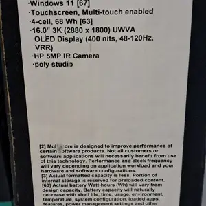 Ноутбук HP OmniBook X Flip, Душанбе