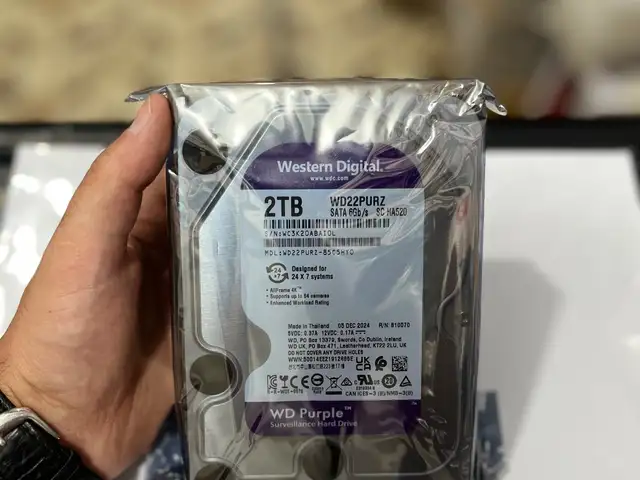 Жёсткий диск Western Digital Purple 2TB, Худжанд