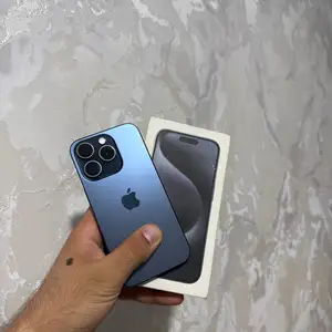 Apple iPhone 15 Pro, 128 gb, Blue Titanium, Душанбе