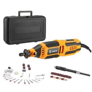Мини-шлифовальный станок 350W в кейсе DEKO DKRT350E + 43 деталей с регулировкой, Душанбе