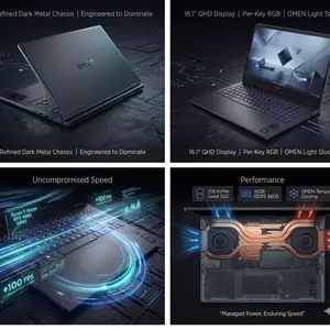 Игровой ноутбук HP Omen 16 Ryzen 7_7840H RTX 4060 8GB 1TB_16GB_DDR5, Душанбе