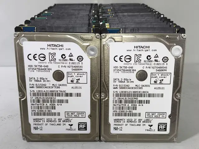 Жёсткий диск для ноутбуков Hitachi 640GB, Душанбе