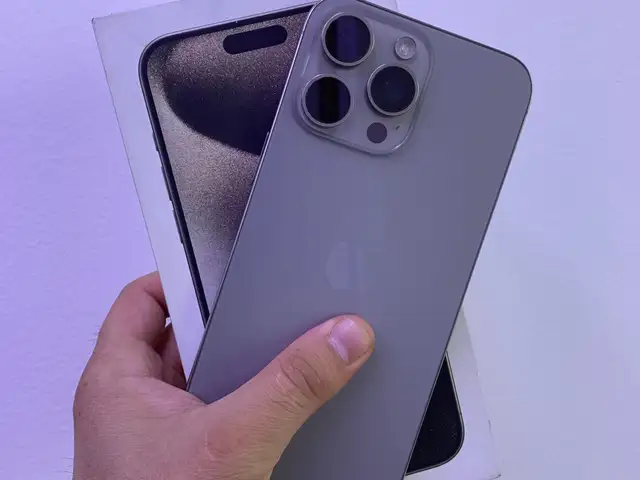 Apple iPhone 15 Pro Max, 256 gb, Natural Titanium, Худжанд