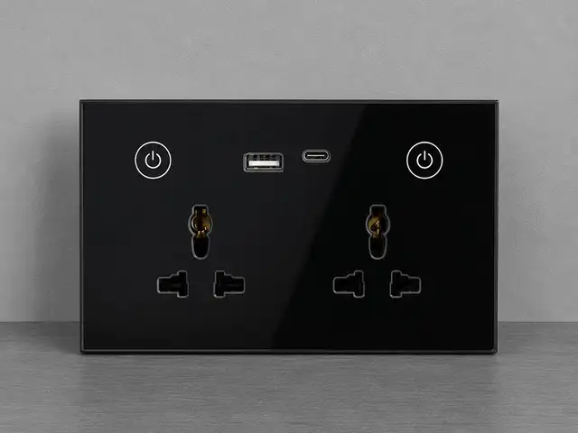 Умная розетка 220 V с USB и Type C, zigbee, Душанбе