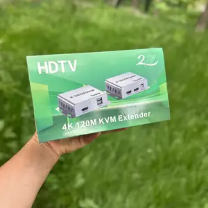 Удлинитель HDMI по витой паре KVM HDMI+USB на 120м cat5e/6, Душанбе