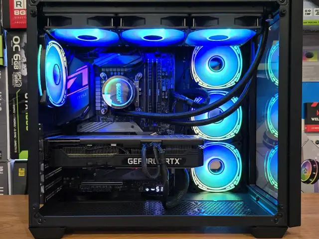 Системный блок core i5 14400f/RTX 5070 12GB/NVME 1TB/Wi-fi, Душанбе