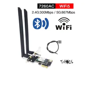 Wi-Fi 5G Bluetooth приёмник 867 Мбит/с INTEL сетевая карта, Душанбе