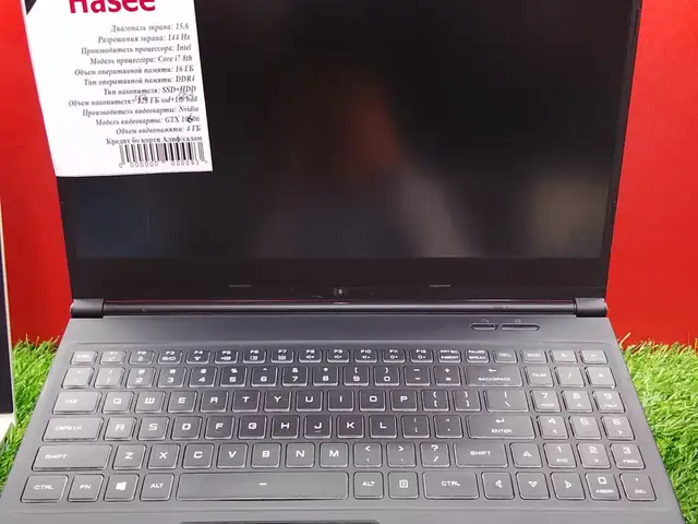 Игровой Ноутбук Hasee core i7 8th 16/256SSD+512 HDD GTX 1660 4Gb, Душанбе