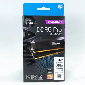Модуль памяти Crucial pro gaming 32gb kit no rgb 6400mhz cl36 ddr5, Душанбе