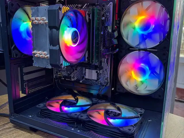 Игровой компьютер core i5 12400F/RTX 4060 8GB/16GB DDR 4/NVME M2 1TB/Wo-fi, Душанбе