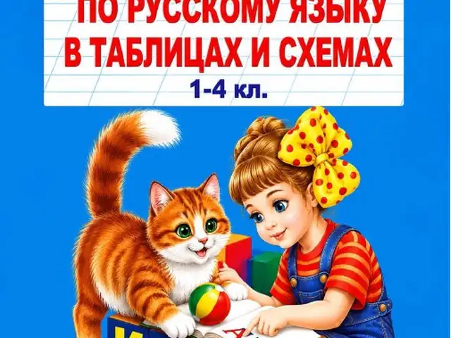 Правила по русскому языку в таблицах и схемах 1-4 классы, Душанбе